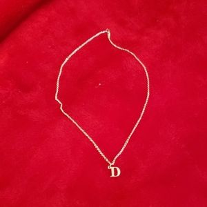 Thomas Sabo chain with letter D pendant